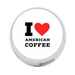 I Love American Coffee 4-port Usb Hub (one Side) by ilovewhateva