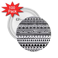 Boho-style-pattern 2 25  Buttons (100 Pack)  by Wav3s