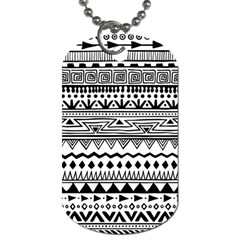 Boho-style-pattern Dog Tag (one Side)