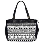 Boho-style-pattern Oversize Office Handbag (2 Sides) Front