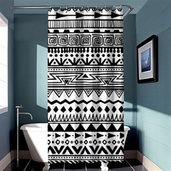 Boho-style-pattern Shower Curtain 36  X 72  (stall)  by Wav3s