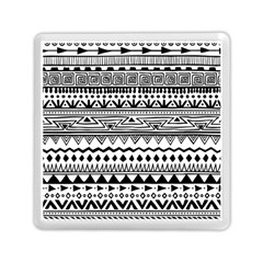 Boho-style-pattern Memory Card Reader (square) by Wav3s