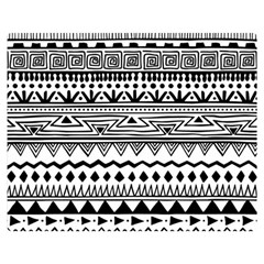 Boho-style-pattern Premium Plush Fleece Blanket (medium) by Wav3s