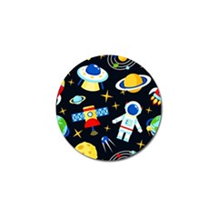 Space Seamless Pattern Golf Ball Marker (10 Pack)