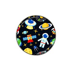 Space Seamless Pattern Hat Clip Ball Marker (10 Pack)