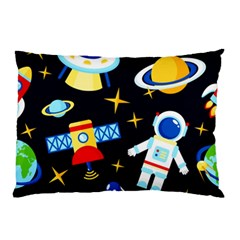 Space Seamless Pattern Pillow Case by Wav3s