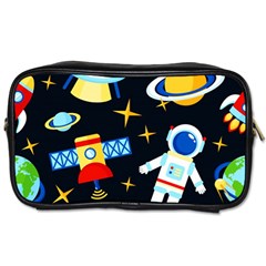 Space Seamless Pattern Toiletries Bag (two Sides)