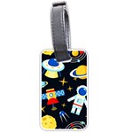 Space Seamless Pattern Luggage Tag (one side) Front