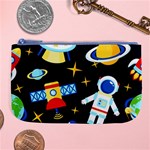 Space Seamless Pattern Large Coin Purse Front