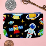 Space Seamless Pattern Large Coin Purse Back