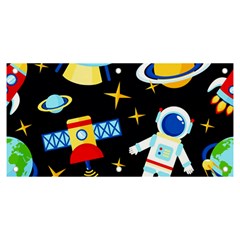 Space Seamless Pattern Banner And Sign 6  X 3  by Wav3s