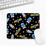 Seamless-adventure-space-vector-pattern-background Small Mousepad Front