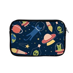 Seamless-pattern-with-funny-aliens-cat-galaxy Apple Macbook Pro 13  Zipper Case by Wav3s