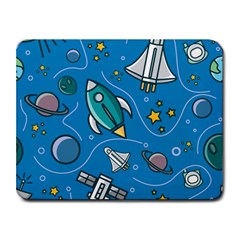 About-space-seamless-pattern Small Mousepad by Wav3s