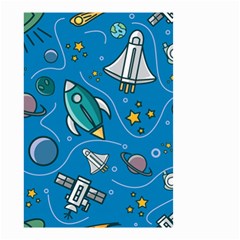 About-space-seamless-pattern Small Garden Flag (two Sides) by Wav3s