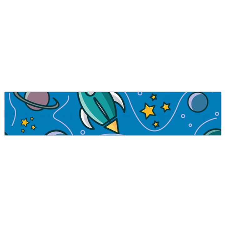 About-space-seamless-pattern Small Premium Plush Fleece Scarf