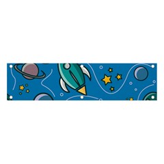 About-space-seamless-pattern Banner And Sign 4  X 1  by Wav3s