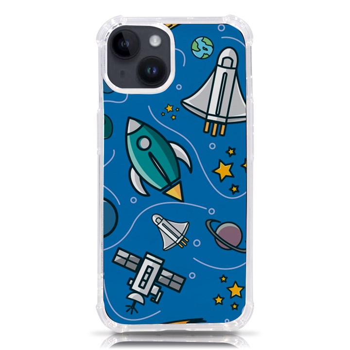 About-space-seamless-pattern iPhone 14 TPU UV Print Case