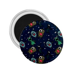 Monster-alien-pattern-seamless-background 2 25  Magnets by Wav3s