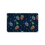 Monster-alien-pattern-seamless-background Magnet (Name Card) Front