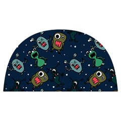 Monster-alien-pattern-seamless-background Anti Scalding Pot Cap by Wav3s