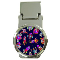 Space-patterns Money Clip Watches