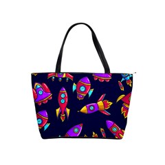 Space-patterns Classic Shoulder Handbag by Wav3s