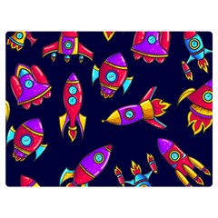 Space-patterns Premium Plush Fleece Blanket (extra Small) by Wav3s