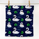 Swan-pattern-elegant-design Face Towel Front