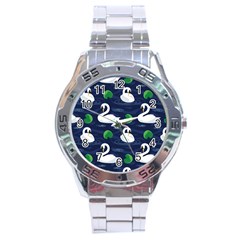 Swan-pattern-elegant-design Stainless Steel Analogue Watch by Wav3s