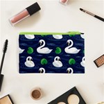 Swan-pattern-elegant-design Cosmetic Bag (XS) Back