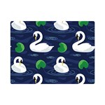 Swan-pattern-elegant-design Premium Plush Fleece Blanket (Mini) 35 x27  Blanket Front