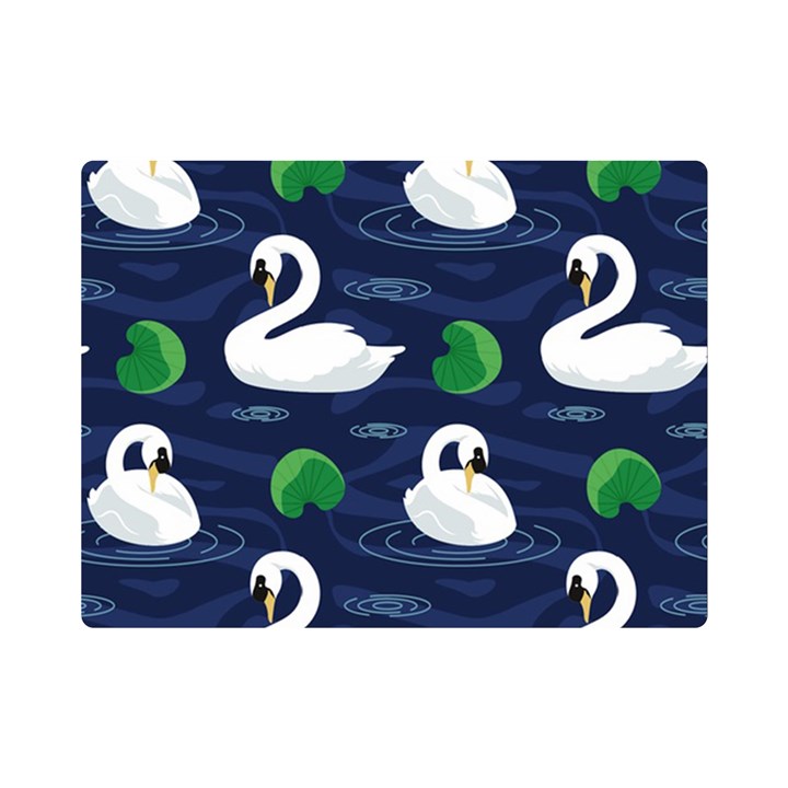 Swan-pattern-elegant-design Premium Plush Fleece Blanket (Mini)