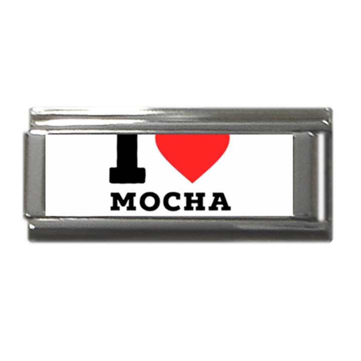 I love mocha coffee Superlink Italian Charm (9mm)