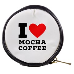 I Love Mocha Coffee Mini Makeup Bag by ilovewhateva