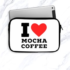 I Love Mocha Coffee Apple Ipad Mini Zipper Cases by ilovewhateva