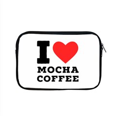 I Love Mocha Coffee Apple Macbook Pro 15  Zipper Case by ilovewhateva