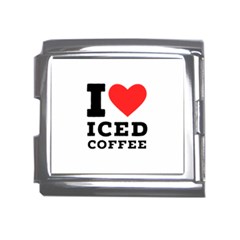 I Love Iced Coffee Mega Link Italian Charm (18mm) by ilovewhateva