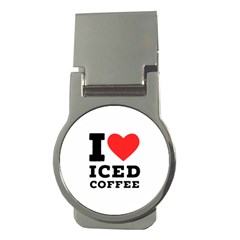 I Love Iced Coffee Money Clips (round)  by ilovewhateva