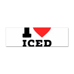 I Love Iced Coffee Sticker (bumper) by ilovewhateva