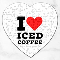 I love iced coffee Jigsaw Puzzle (Heart)