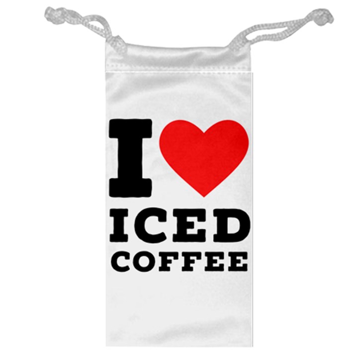 I love iced coffee Jewelry Bag