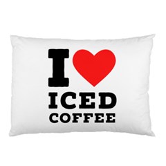 I Love Iced Coffee Pillow Case by ilovewhateva