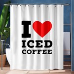 I love iced coffee Shower Curtain 60  x 72  (Medium)  60 x72  Curtain