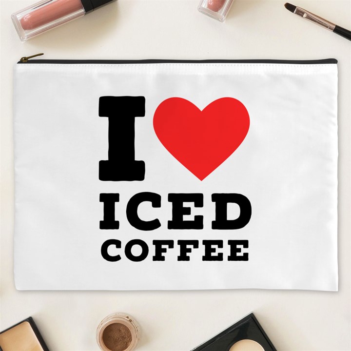 I love iced coffee Cosmetic Bag (XXXL)