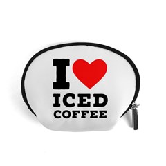 I Love Iced Coffee Accessory Pouch (small) by ilovewhateva