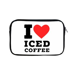 I Love Iced Coffee Apple Macbook Pro 13  Zipper Case by ilovewhateva