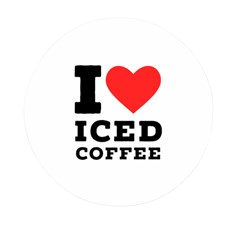 I Love Iced Coffee Mini Round Pill Box (pack Of 5) by ilovewhateva