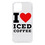 I love iced coffee iPhone 14 TPU UV Print Case Front