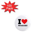 I love wasabi 1  Mini Magnets (100 pack)  Front